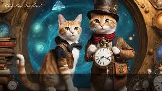 Adventurous Cats Use AI To Travel Through Time And Explore History