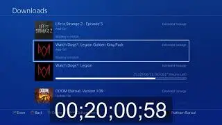 Downloading Watch Dogs Legion at 200Mbps on PS4 Pro (Tata Sky Fiber Optics Internet)
