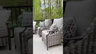 Sunjoy Patio Furniture Design 2023 | Outdoor Furniture DIY | Outdoor Seating Areas #shorts #patio
