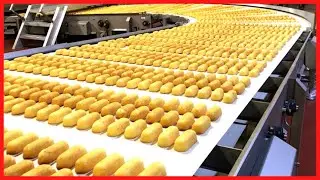 Inside The Bread Making Factory - Automated bread production line