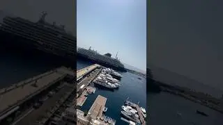 #Port Hercules, #Monaco&rsquo;s only harbor, accommodate 700 #yachts at a time !#yacht #casino #montecarlo