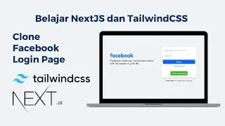 Belajar NextJS TailwindCSS dengan Clone Facebook Login Page