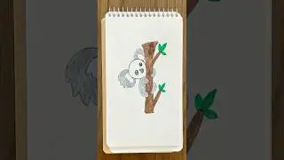 Easy & Cute Koala Drawing 🐨 | Professional but Simple Tutorial #drawing #drawingideas #drawingvideo