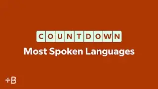 The 8 Most Spoken Languages In The World | Countdown