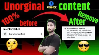 Facebook Unoriginal Content || Limited Originality Of Content Facebook Solution || FB Policy Issues