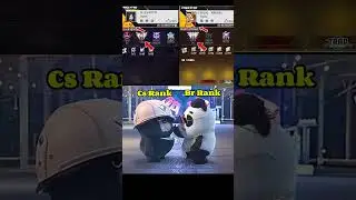 Free fire Br rank vs cs rank😱 #freefire #freefireshorts #nasimgaming