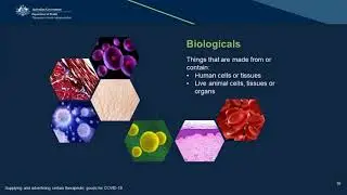 TGA webinar: Supplying and advertising certain therapeutic goods for  COVID-19