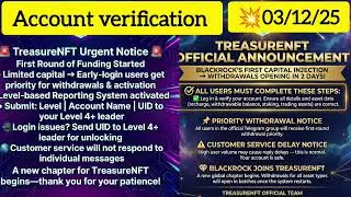 Treasure nft ❤️ account verification process complete ✅ @TreasureFUNIndian 