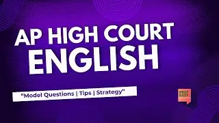 AP High Court English Syllabus 2025 | Complete Analysis + Model Questions