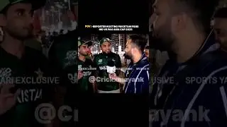 Reporter Roasting Pakistani Fans 🤯 #shorts #cricket #viralshorts #viralvideo #indvspak #asiacup2025