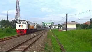 Kereta Lodaya Ngebut Parah !! Kereta Argo Wilis Kena Taspat