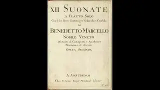 Benedetto Marcello -  recorder sonata Op.2 n.1