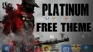 FREE PS4 Platinum Theme for earning Platinum Trophy Bloodborne first to do this