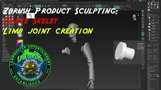 Zbrush Product Sculpting: Swave Skeley Action Figure creation Pt 04
