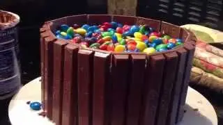 M&M cake