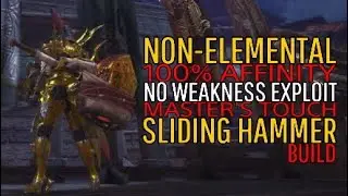 Monster Hunter: World Non-elemental 100% affinity No Weakness Exploit Master's Touch SLIDING HAMMER