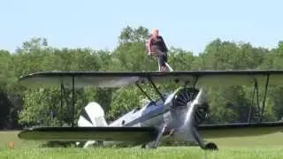 Jana Leigh McWhorter Wing Walking at the Flying Circus Airshow, Bealeton, Va. 5/26/13