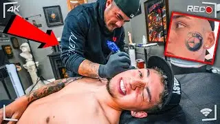 GETTING A FACE TATTOO... **PAINFUL**