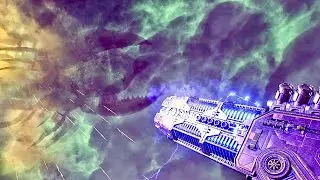 Big Orbital Guns Vs Massive Hive Ship! - Warhammer 40K Space Marine 2