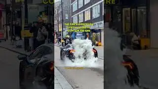 lamborgini on fire