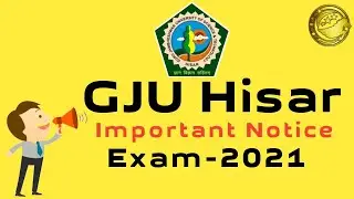 GJU Exam 2021 l GJU Hisar latest Vacancy 2021 l GJU Admission 2021-22 l