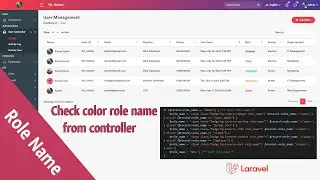 Check color role name in list data users form controller | HR System