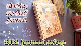 starting my first journal | Aesthetic journal ideas| journalling for beginners