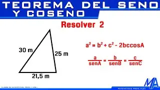 Law of Sines and Cosines | Solving a Triangle 2
