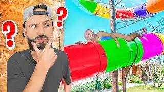 אתגר מחבואים מטורף בפארק מים!