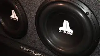Jl audio W0v3 subwoofer bass compilation