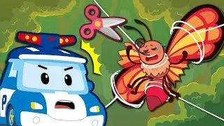 &iexcl;Salva a la Mariposa!🦋│Equipo de Rescate de Insectos POLI│Juego de POLI│Robocar POLI TV espa&ntilde;ol