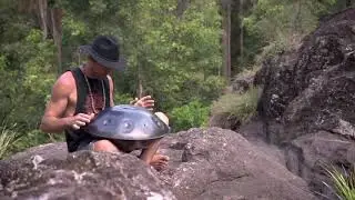 Damian Campbell - Nature (Official film clip) featuring Kate Gadenne | Handpan Mercury D minor