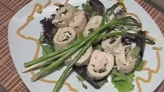Spinach Chicken Roll Ups