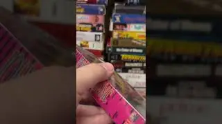 Johnny Mnemonic RARE Orange Tape With Special Box Cover FOUND!!! #vhs #tapehunters #retro #keanu