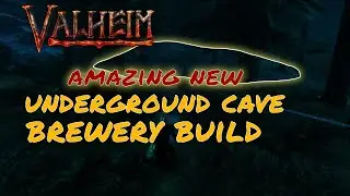 Valheim Underground Cave Brewery Build