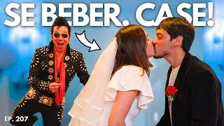 Nosso CASAMENTO MALUCO em Vegas: CASSINO, ELVIS e HOTEL de LUXO. EP. 207