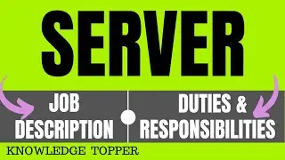 Server Job Description | Food Server Job Description | Server Duties and Responsibilities Resume