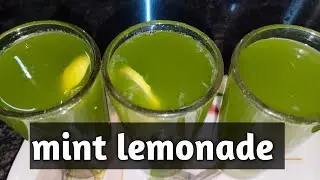 mint lemonade|ಪುದೀನ ನಿಂಬೆ ಪಾನಕ|