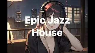 Jazz House Music - Gold Hour at Midnight