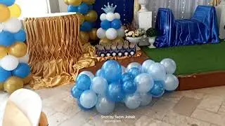 Royal Prince Birthday Party Decor   (Remus Christening & 1st Birthday)