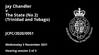 Jay Chandler v The State (No 2) (Trinidad and Tobago)