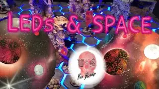 LED's and SPACE. Build a glowing game board for 40k, DnD and more!
