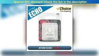 M5Stack ATOM Echo programmable Mini Smart Speaker ESP32 Voice Control Module with BLEWiFi for IoT