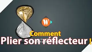 Comment plier un reflecteur / How to tidy up a light reflector
