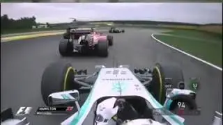 Hamilton super brilliant overtakes in Germany GP 2014
