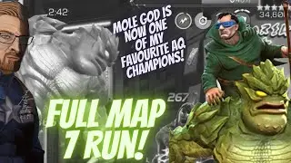 Mole Man In AQ Map 7! Full Run! He Is Now One Of MY Favourite AQ Champions!