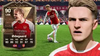 Martin Odegaard 90 Rated Centurion Card Highlights EAFC 24 Ultimate Team