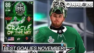 ЛУЧШИЕ ВРАТАРИ ДЛЯ ПОКУПКИ/ИСПОЛЬЗОВАНИЯ (НОЯБРЬСКОЕ ИЗДАНИЕ) I NHL 26 HUT