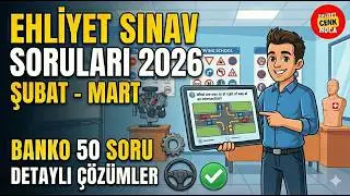 Ehliyet Sınav Soruları  2026 Şubat &Ccedil;ıkmış Sorular