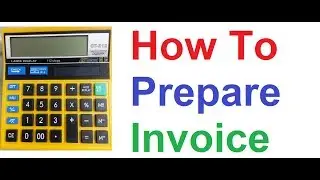 How to Prepare Sales Invoice with GST Tax and Discount on Non Financial Normal Calculator